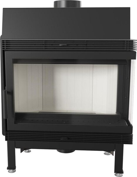 Inserto camino in acciaio KRATKI BLANKA destro 11 kW Ø 180