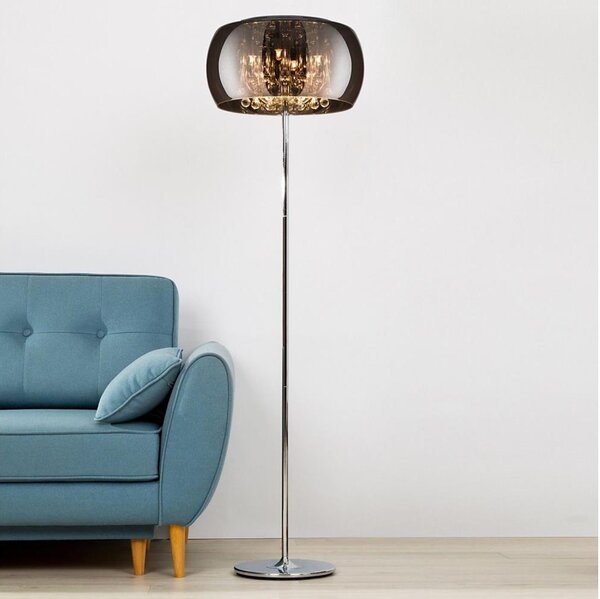 Zuma Line F0076-04A-F4FZ - Lampada da terra di cristallo CRYSTAL 4xG9/42W/230V