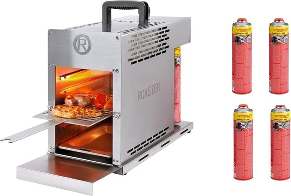 ROTHENBERGER Industrial THERMO ROASTER TO GO Grill a gas incl. 4 x Multigas 600 ml - 1500004411