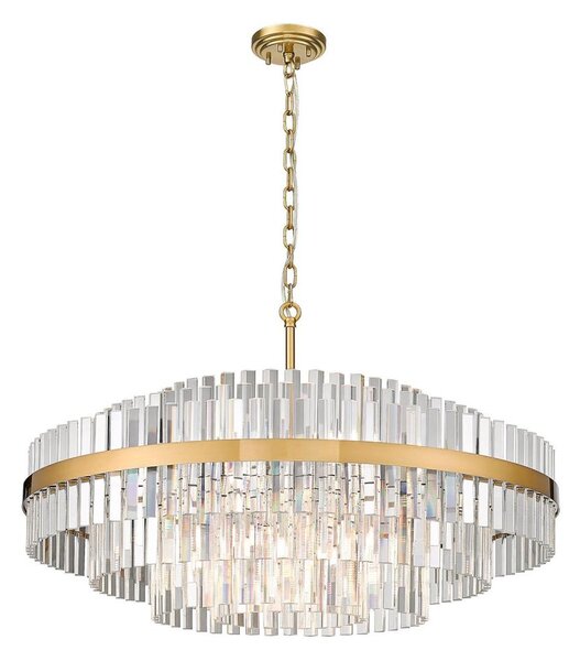 Zuma Line P0567-16A-2GAC - Lampadario a sospensione con catena CONSTANTINOPLE 16xG9/28W/230V oro