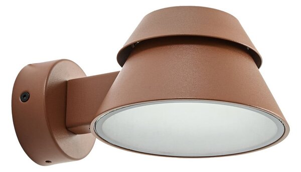 Lampade da esterno Lucande, Moena, Marrone / Ruggine, Alluminio, Moderno