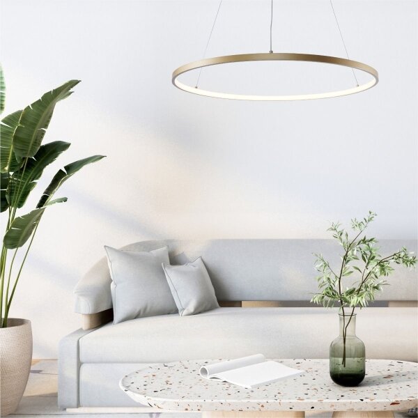 Zuma Line 2023201-GD80 - Lampadario LED su cavo BRENO LED/36W/230V 3000/4000/600