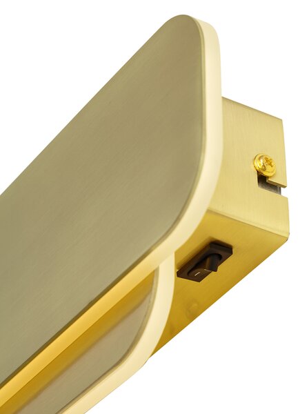 Lampada da parete moderna ottone con LED dimmerabile a 3 livelli - Dias