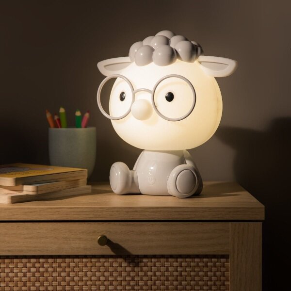 Zuma Line KDR-612-GR - Lampada da tavolo touch per bambini SHEEP LED/3W/230V