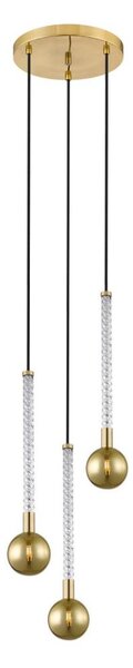 Zuma Line P0583-03B-2GHF - Lampadario a sospensione con filo MIDA 3xG9/6W/230V ottone