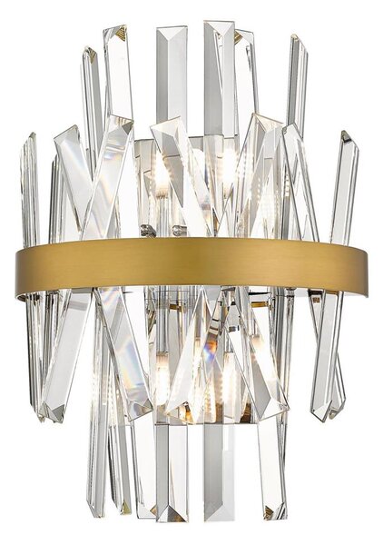 Zuma Line W0567-02D-B57G - Applique CONSTANTINOPLE 2xG9/28W/230V oro