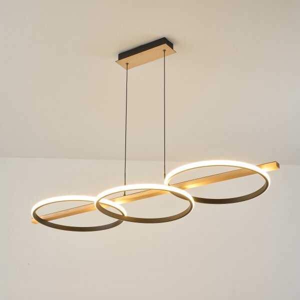 Zuma Line MD3913-3-3BWLT - Lampadario LED su cavo ALMERIA LED/35W/230V
