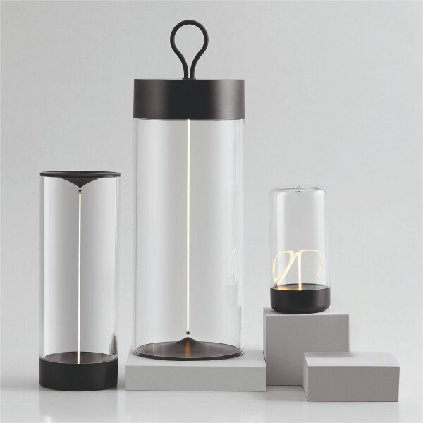 Zuma Line 1001 - Lampada LED ricaricabile dimmerabile ESTERNO LED/0,5W/230V nera