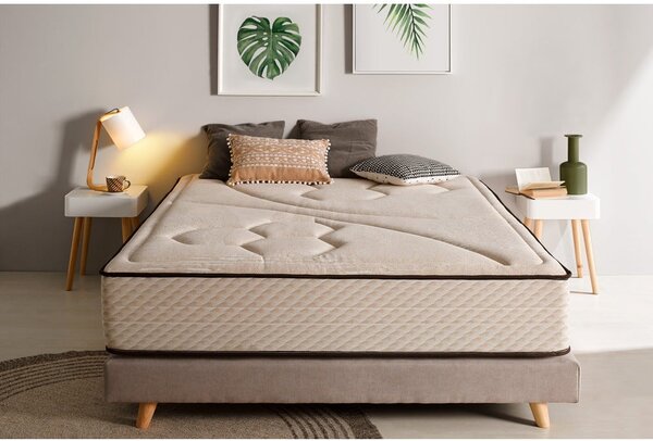 Materasso termoregolante reversibile in schiuma dura/media 90x200 cm Tempus Gold - Moonia