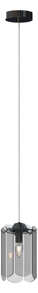 Zuma Line MD3523-1-EBCN - Lampadario a sospensione con filo NIRA 1xE14/40W/230V nero