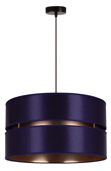 Duolla - Lampadario a sospensione con filo DUO 1xE27/15W/230V diametro 40 cm blu/oro