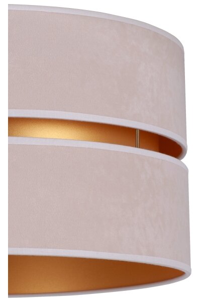 Duolla - Plafoniera DUO 1xE27/15W/230V diametro 40 cm beige/oro
