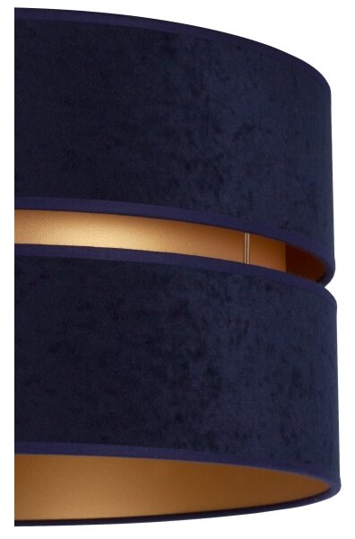 Duolla - Plafoniera DUO 1xE27/15W/230V diametro 40 cm blu/oro