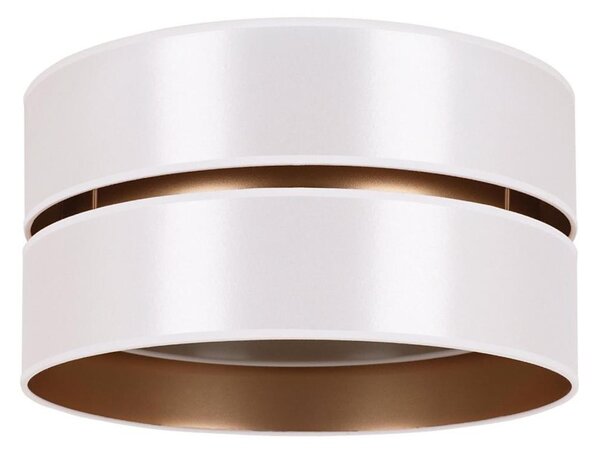 Duolla - Plafoniera DUO 1xE27/15W/230V diametro 40 cm bianco/oro