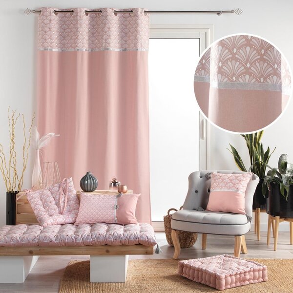 Tenda rosa chiaro in cotone 140x240 cm Artchic – douceur d'intérieur