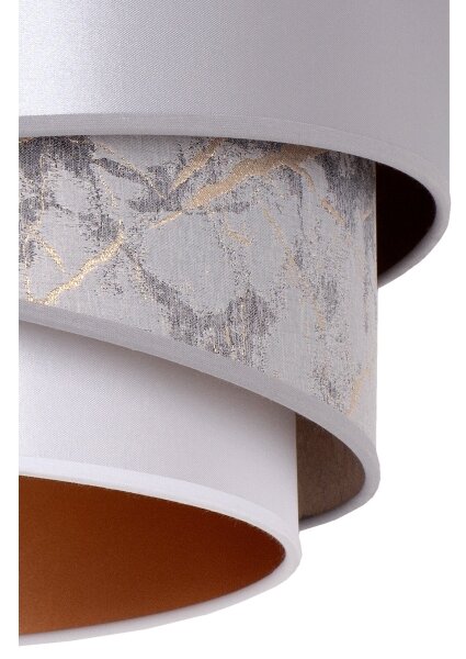 Duolla - Lampadario a sospensione con filo KOBO 1xE27/15W/230V diametro 45 cm argento/oro