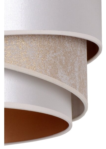 Duolla - Lampadario a sospensione con filo KOBO 1xE27/15W/230V diametro 45 cm argento/oro