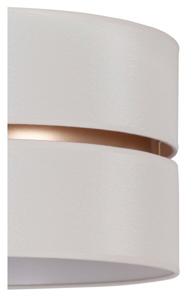 Duolla - Lampadario a sospensione con filo DUO 1xE27/15W/230V diametro 40 cm color crema/oro