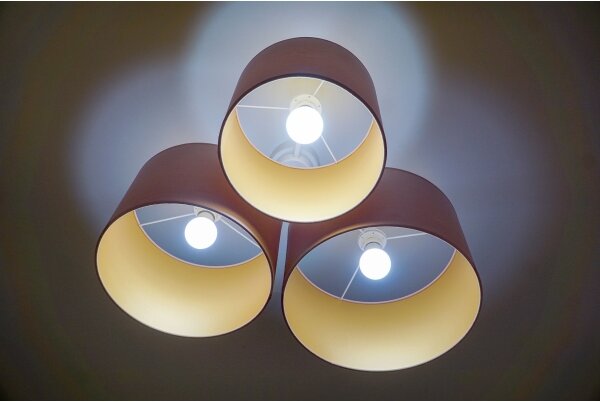 Duolla - Plafoniera ROLLER TRIO 3xE27/60W/230V rosa