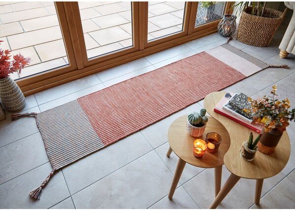Tappeto in lana arancione 60x200 cm Anu - Flair Rugs
