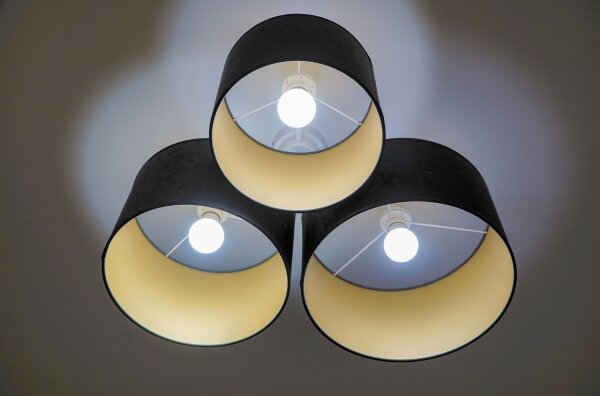 Duolla - Plafoniera ROLLER TRIO 3xE27/60W/230V antracite