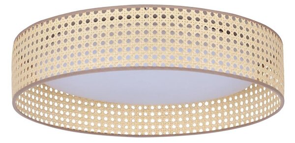 Duolla - Plafoniera LED ROLLER LED/24W/230V diametro 45 cm rattan