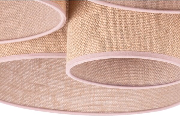 Duolla - Plafoniera ROLLER PENTO 5xE27/60W/230V beige