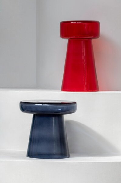 Tavolino rotondo in vetro ø 41 cm Simpleza – Leitmotiv