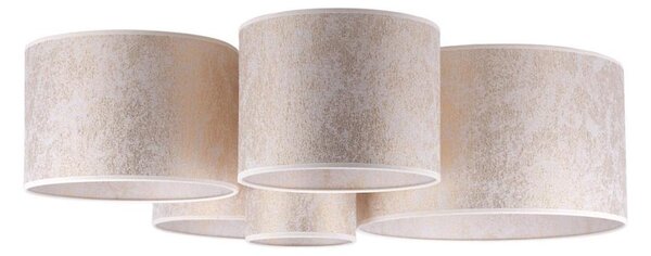 Duolla - Plafoniera ROLLER PENTO 5xE27/60W/230V oro