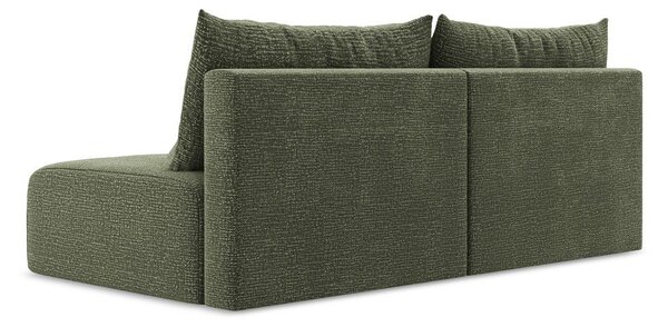 Divano verde allungabile/con contenitore 216 cm Kalena – Makamii