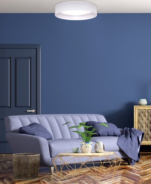 Duolla - Plafoniera LED ROLLER LED/24W/230V diametro 45 cm bianco