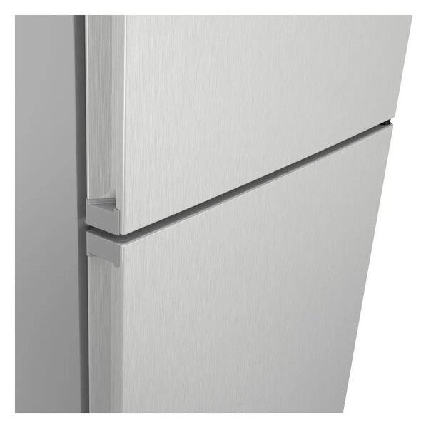 Bosch KGN367LDF Inox Look Frigorifero Combinato 186x60 NoFrost VitaFresh 0°C Inverter Display ManiglieIntegrate Serie4