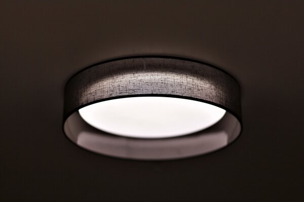 Duolla - Plafoniera LED ROLLER LED/24W/230V diametro 45 cm antracite