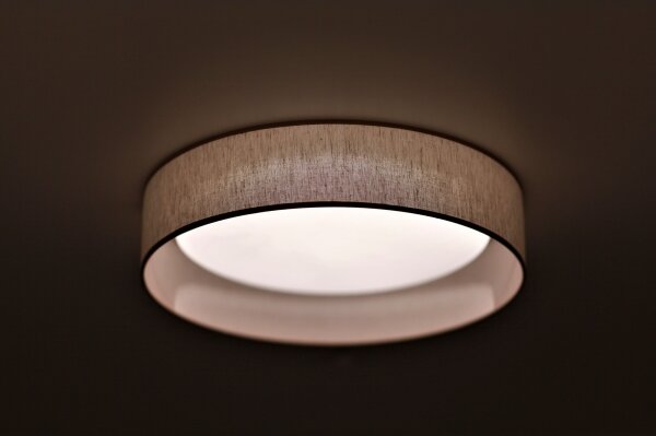 Duolla - Plafoniera LED ROLLER LED/24W/230V diametro 45 cm beige