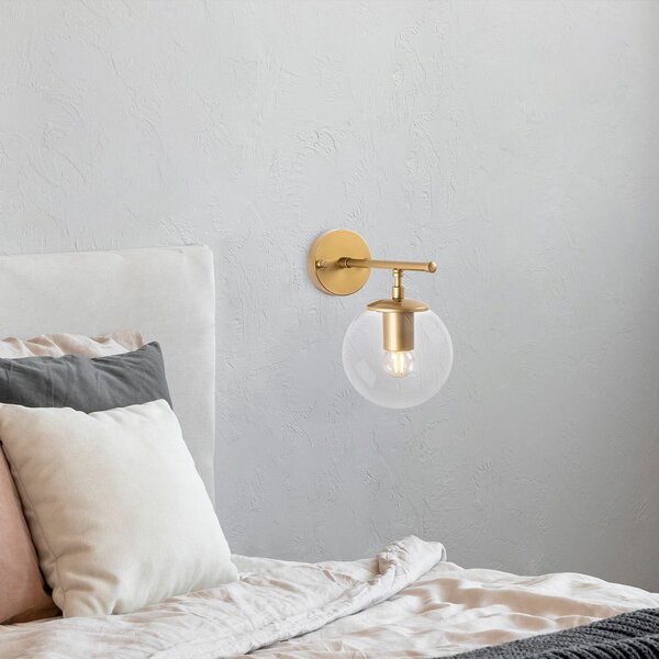 Lampada da parete color ottone Roe – Opviq lights