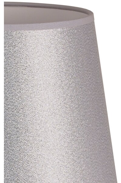 Duolla - Paralume per lampada da tavolo CLASSIC M E27 diametro 24 cm argento