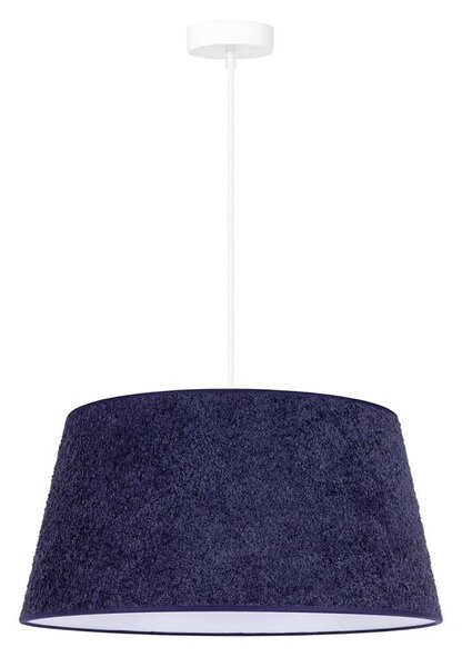 Duolla - Lampadario a sospensione con filo BOUCLE 1xE27/15W/230V diametro 50 cm blu