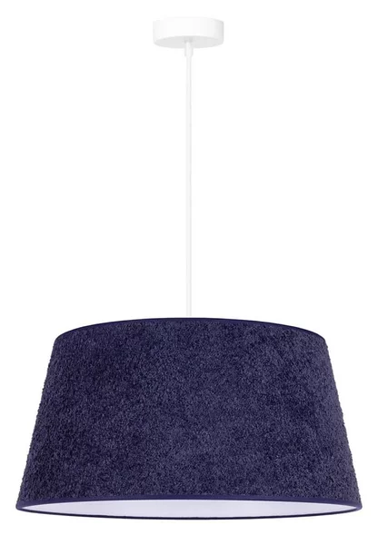 Duolla - Lampadario a sospensione con filo BOUCLE 1xE27/15W/230V diametro 50 cm blu