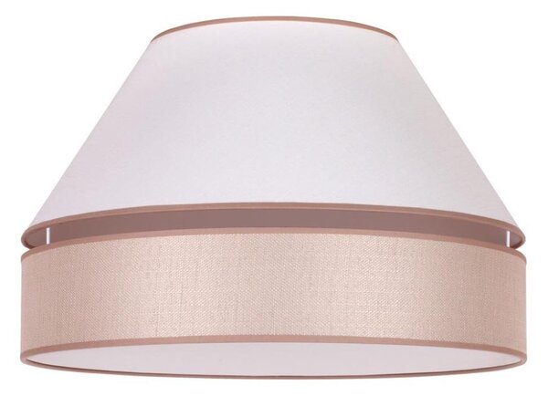 Duolla - Plafoniera AVIGNON 1xE27/15W/230V diametro 50 cm bianco/beige
