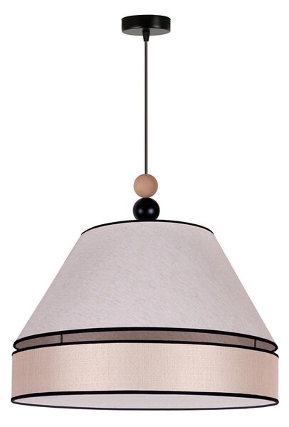 Duolla - Lampadario a sospensione con filo AVIGNON 1xE27/15W/230V diametro 50 cm beige