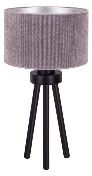 Duolla - Lampada da tavolo LYON 1xE27/15W/230V diametro 30 cm grigio