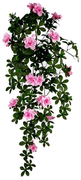 Azalea Artificiale Pendente 80 cm Rosa