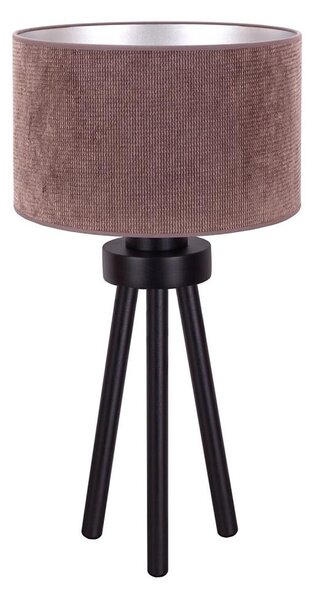 Duolla - Lampada da tavolo LYON 1xE27/15W/230V diametro 30 cm marrone