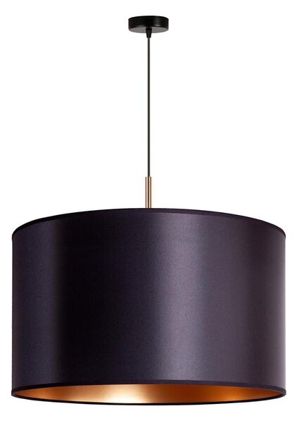 Duolla - Lampadario a sospensione con filo CANNES 1xE27/15W/230V diametro 50 cm nero/rame