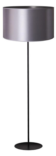 Duolla - Lampada con piedistallo CANNES 1xE27/15W/230V diametro 45 cm argento/nero