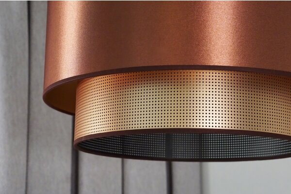 Duolla - Lampadario a sospensione con filo COPPER SHINY 1xE27/15W/230V diametro 45 cm rame