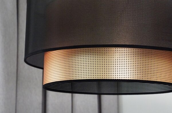 Duolla - Lampadario a plafone COPPER SHINY 1xE27/15W/230V diametro 45 cm marrone/rame