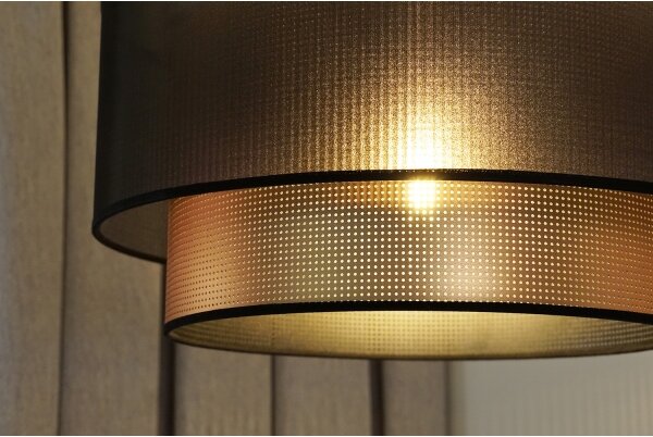 Duolla - Lampadario a plafone COPPER SHINY 1xE27/15W/230V diametro 45 cm marrone/rame