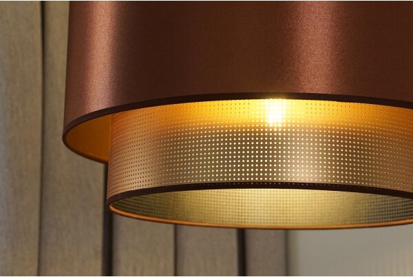 Duolla - Lampadario a sospensione con filo COPPER SHINY 1xE27/15W/230V diametro 45 cm rame