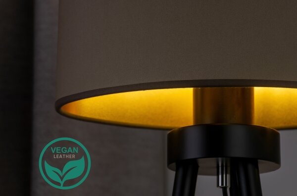Duolla - Lampada da tavolo OVAL VEGAN 1xE27/15W/230V diametro 30 cm beige